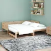 vidaXL Letto da giorno allungabile naturale 180 x 200 cm in Anteprima dell’immagine prodotto 5