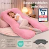 ELONEO Seitenschläferkissen mit Bezug, Stillkissen, Produktbild-Vorschau 3