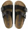 Birkenstock Arizona Herren-Pantoletten in Schwarz – schmale Produktbild-Vorschau 3