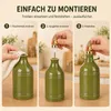 Keramik Ölspender 700 ml mit Gold Ausgießer, Produktbild-Vorschau 5