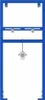 vidaXL Support mural de salle de bain bleu 50 x 3 x 112 cm Voir les images du produit 1