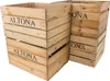4x ALTE OBSTKISTEN mit Aufdruck: ALTONA / 50x40x30 cm / Produktbild-Vorschau 1