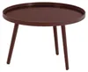 Mesa Beistelltisch L 34Xø60 Cm Holz Bordeauxrot Produktbild-Vorschau 1
