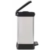 DECOBIN DUO Abfalleimer 30L (10L+18L) mit Fußpedal silber Produktbild-Vorschau 6