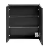 Spiegelschrank 60cm, matt schwarz PUEBLA-56-BLACK Produktbild-Vorschau 5