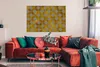 MuchoWow® Poster Muster - Gold - Figur - Grau 120x80 cm - Produktbild-Vorschau 2