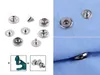 50 Stk Druckknopf Set rund S-Feder Verschlüsse Schnappknopf Produktbild-Vorschau 2