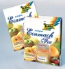 A product display featuring packaging for jam-making supplies, with fruits and a jar of jam. Produktbild-Vorschau
