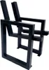 Bankbeine 2stk. 51x76cm schwarz pulverbeschichtet Bankkufen Produktbild-Vorschau 1