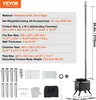Stanová pec 394 x 608 x 425 mm kempingový sporák 365 x 250 Náhľad obrázku produktu 7