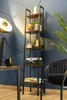 Półka drabinkowa 5 poziomów LOFT czarno-brązowa 170x30x34 Podgląd zdjęcia produktu 11