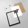 Gerahmtes Poster - Schwarzer Rahmen - Kind Hund Bild - Produktbild-Vorschau 4