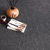 Teppich Wohnzimmer Schlafzimmer Kurzflor Waschbar Melierte Produktbild-Vorschau 3