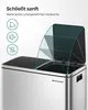 SONGMICS Mülltrenner 2 x 30,0 l silber Produktbild-Vorschau 30