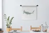 MuchoWow® Wandteppich Wandbehang Hai - Fisch - Grau - Produktbild-Vorschau 2