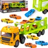 MalPlay Transporter Lastwager Set 6 Autos Fahrzeuge Produktbild-Vorschau 1