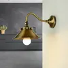 Wandlampe Echt-Messing E14 verstellbar in Bronze Produktbild-Vorschau 1