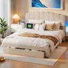 ProximaX Polsterbett 140x200cm mit USB und Schubladen, Produktbild-Vorschau 1
