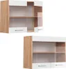 Mobile da cucina in vetro Vicco R-Line Bianco lucido 80 cm, Anteprima dell’immagine prodotto 5