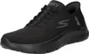 A black Skechers Go Walk Flex shoe is shown from a side angle against a white background. Produktbild-Vorschau