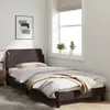 Bettgestell "Dover" Dunkelbraun 90x200 cm Stoff Produktbild-Vorschau 3