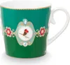 PIP STUDIO Love Birds Medallion Henkelbecher grün 250ml Produktbild-Vorschau 1