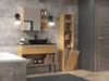Mobile da bagno BDW, mobile da bagno alto, rovere Artisan Anteprima dell’immagine prodotto 5