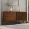 Sideboard ADAMO 145 cm aus Massivholz, Kastanie Finish - Produktbild-Vorschau 2