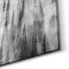 DEQORI Glasbild Echtglas 60x30 cm 'Flüsternde Tannen' Produktbild-Vorschau 5