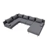 TRADA Gartenecksofa Bahama XL Dunkelgrau Links 370x175 cm Produktbild-Vorschau 2