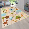 Teppich Kinderzimmer Kinderteppich Spielteppich Dschungel Produktbild-Vorschau 1