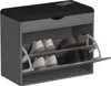 Banc pour chaussures Vicco Schufy Anthracite 60x51cm avec 2 Voir les images du produit 5