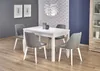 Esstisch Ausziehbar - 120-160 cm Lange - Weiß - Rechteckig Produktbild-Vorschau 4