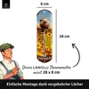 Thermometer Ab hier lächeln, Igel-Deko, Schild Garten Produktbild-Vorschau 3