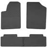 Gummifußmatten Set 4-teilig für Citroen Berlingo (4/1999-2007), schwarz Produktbild-Vorschau