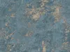 A close-up, textured view of a blue and tan wallpaper pattern. Náhľad obrázku produktu