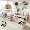 Merax Modulares U-L Sofa, 5-Sitzer Ecksofa mit 2 Produktbild-Vorschau 7