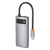 Baseus Metall Glanz USB-C-Hub 4-in-1: 100W Power Delivery, Produktbild-Vorschau 1