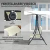 Outsunny Hollywoodschaukel mit verstellbarem Sonnendach, Produktbild-Vorschau 4