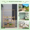 Outsunny Třípatrový stojan na květiny pro vnitřní venkovní Náhled obrázku produktu 6