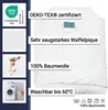 Bademantel aus Baumwolle, L, weiß Produktbild-Vorschau 2
