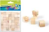 A product package of wooden blocks with some loose blocks shown next to it. Náhľad obrázku produktu