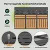 Abri pour poubelles avec jardinière, armoire de jardin à 3 Voir les images du produit 4