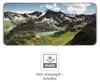 A smartphone screen displaying a mountain landscape, with a graphic icon below indicating a matte, anti-reflective surface. Podgląd zdjęcia produktu