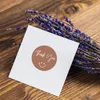 2,5 cm Dankeschoen-Aufkleber, Blumen, dekorativer Produktbild-Vorschau 5