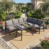 Gartenmöbel-Set für 6 Personen, Loungemöbel mit Esstisch & Produktbild-Vorschau 2