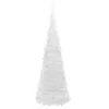 vidaXL Albero di Natale Artificiale Pop-Up 200 LED Bianco Anteprima dell’immagine prodotto 5