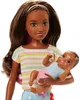 Mattel, Barbie Skipper Set mit brauner Schaufensterpuppe Produktbild-Vorschau 4