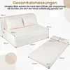 Rozkładana sofa COSTWAY, fotel rozkładany 3 w 1 z 2 Podgląd zdjęcia produktu 3