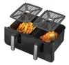 Fritéza na horúci vzduch 10 l, dvojkomorová, Air Fryer, 2x5 Náhľad obrázku produktu 14